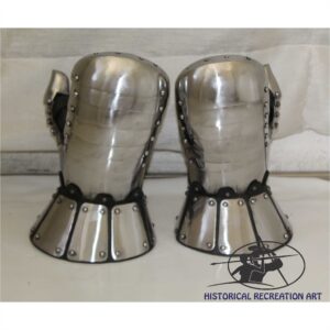 A-19 MEDIEVAL CLAMSHELL GAUNTLETS