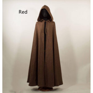 Women’s Fashionable Halloween Medieval Tweed Cloak