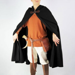 Men’s Long Cloak Hooded Medieval Robe