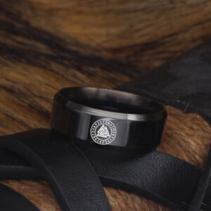 Man’s Retro Viking Rune Ring Domineering