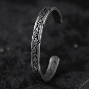 Vintage Viking Cuff Titanium Steel Bracelet