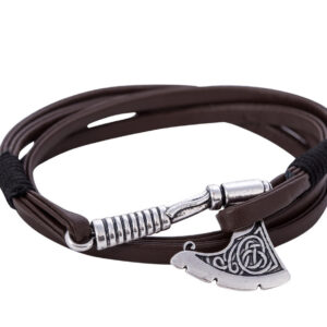 Viking Axe Leather Multilayer Bracelet