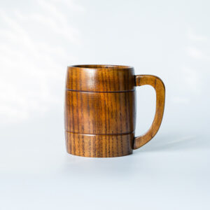 Retro Handle Mug Export Original Single Whole Wooden Mug Body Wooden Beer Mug Milk Water Cup