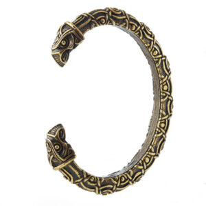 Exquisite Viking Aoding Crow Head Bracelet