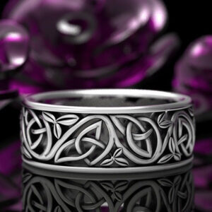 Viking Wolf Celtic Werewolf Men’s Ring