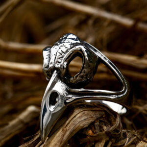 Nordic Viking Raven Stainless Steel Ring