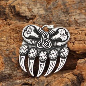 Myth Viking Odin Bear Claw Pendant