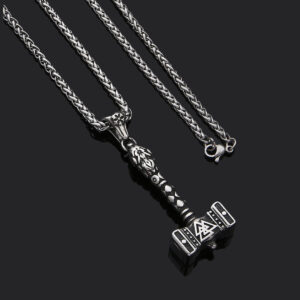 Viking Thor’s Hammer Stainless Steel Pendant