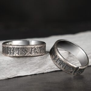 Nordic Viking Luen Letters Ring