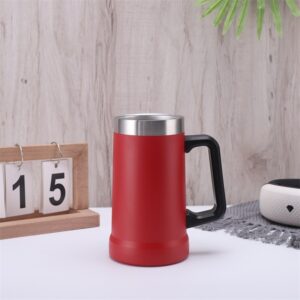 Large Capacity Stainless Steel Handle Beer Mug